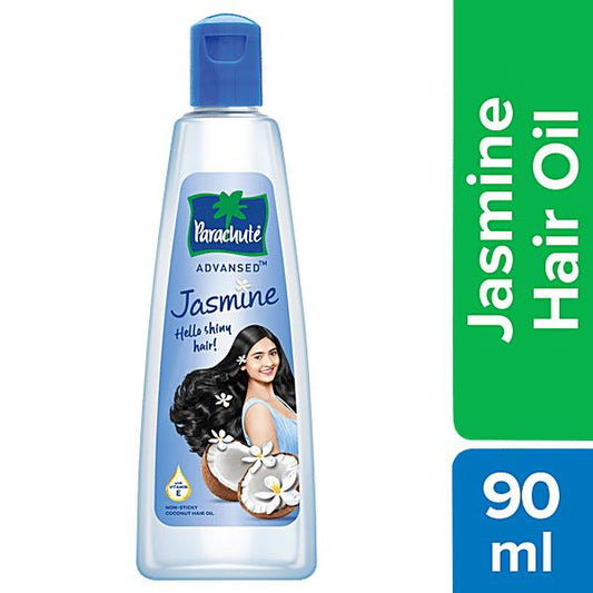 Parachute - 90ml Advansed Jasmine Hair Oil പാരച്യൂട്ട് അഡ്വാൻസ്ഡ് ജാസ്മിൻ ഹെയർ ഓയിൽ.