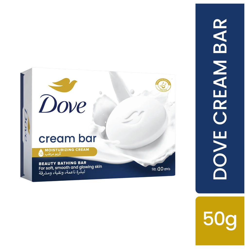 Dove cream beauty bathing soap bar 50 gm    ഡവ് ക്രീമ് സോപ്