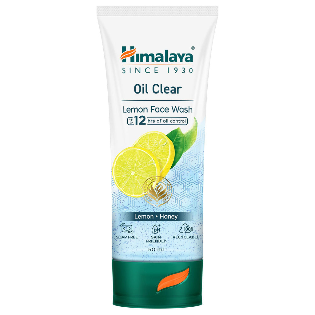 Himalaya Oil Clear Lemon Face Wash 50 ml   ഹിമാലയ ഓയിൽ ക്ലിയർ ലെമൺ ഫേസ് വാഷ്