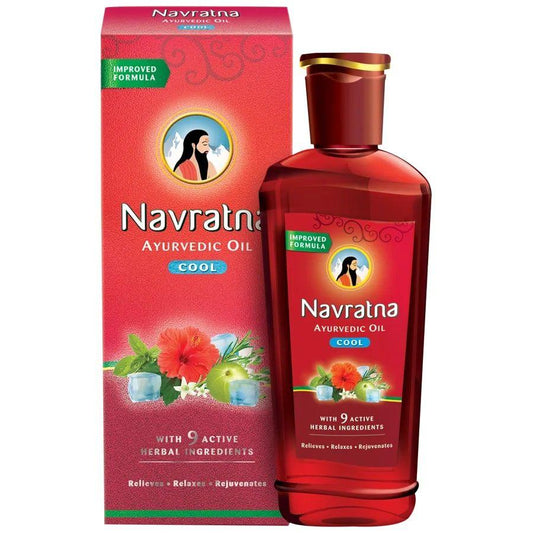 Navratna Ayurvedic Cool Hair Oil 50 ML  നവരത്ന ആയുർവേദ കൂൾ ഹെയർ ഓയിൽ.