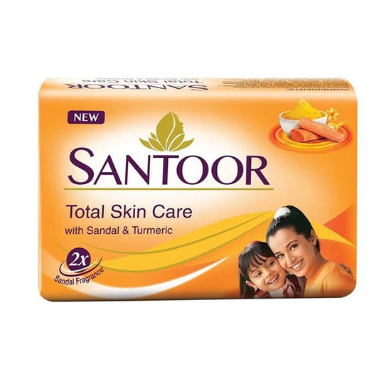 Santoor Total Skin Care Soap 100 Gm   സാന്തൂർ ടോട്ടൽ സ്കിൻ കെയർ സോപ്പ്.