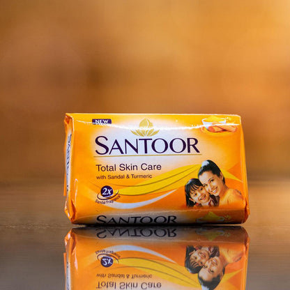 Santoor Total Skin Care Soap 100 Gm   സാന്തൂർ ടോട്ടൽ സ്കിൻ കെയർ സോപ്പ്.