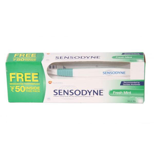 Sensodyne Fresh Mint Toothpaste 150g  സെൻസോഡൈൻ ഫ്രഷ് മിന്റ് ടൂത്ത് പേസ്റ്റ്