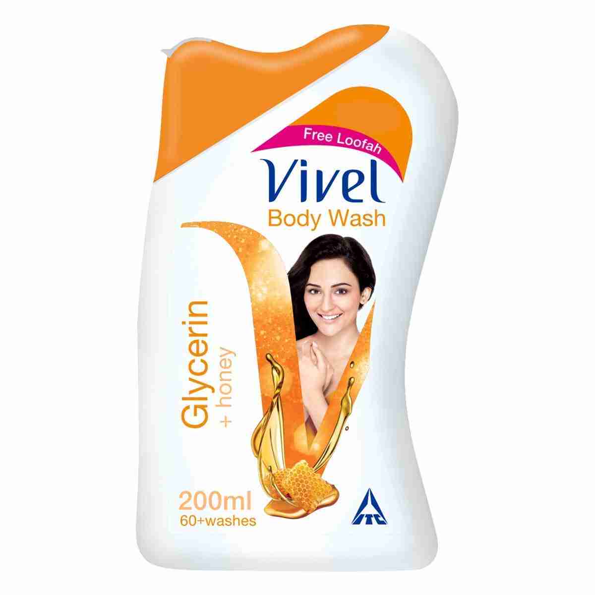 Vivel Body Wash 100ml ,Glycerin and Honey വിവേൽ ബോഡി 100 മില്ലി, ഗ്ലിസറിൻ, തേൻ