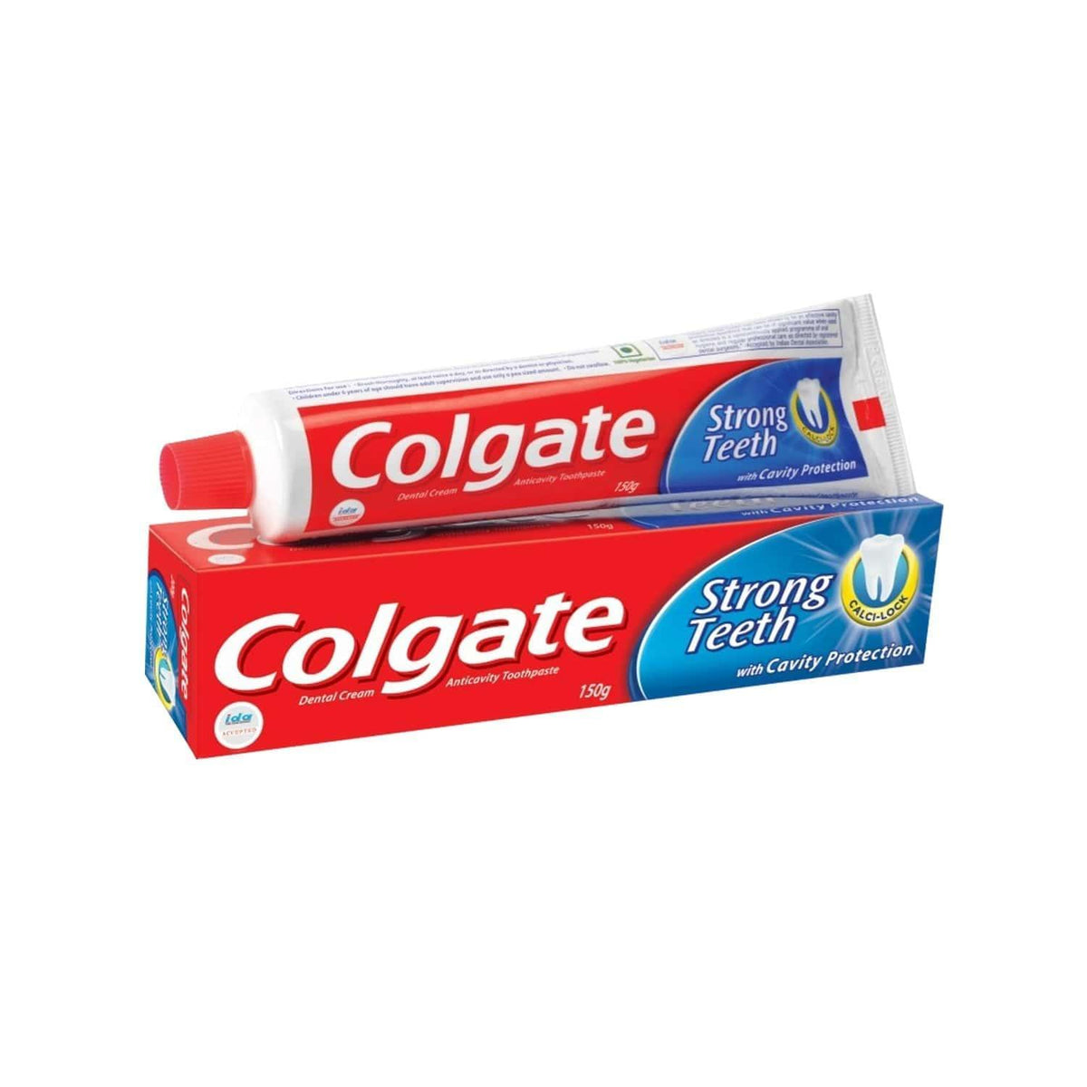 Colgate Strong Teeth Toothpaste 150g/കോൾഗേറ്റ് സ്ട്രോങ്ങ് ടീത് ടൂത്ത് പേസ്റ്റ്.